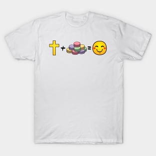 Christ plus Macaroons equals happiness T-Shirt